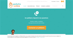 Desktop Screenshot of pediatre-online.fr